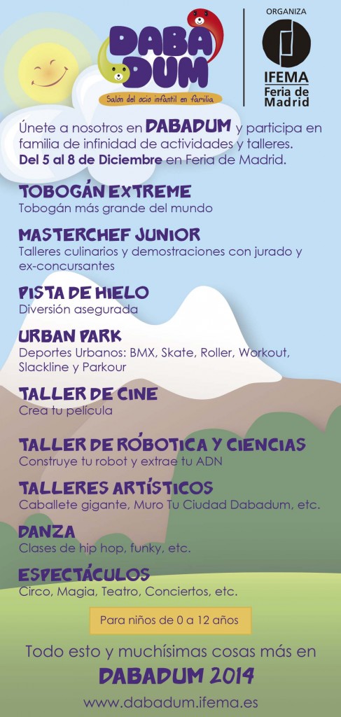 Descuentos para adquirir las entradas en Dabadum